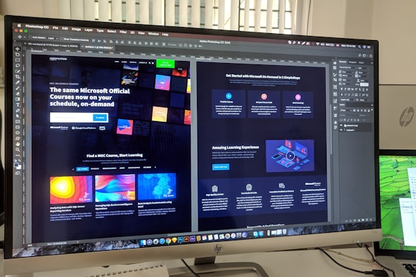 Outdated website design